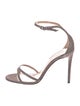 Aquazzura Animal Print Sandals