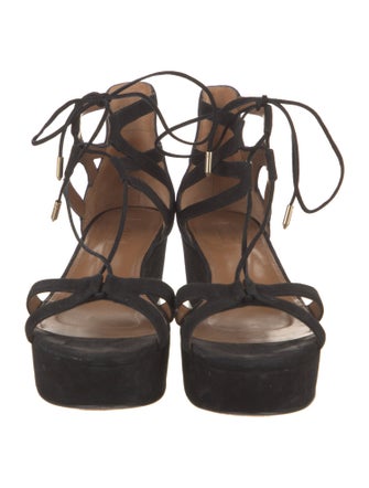 Aquazzura Suede Flats