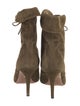 Aquazzura Suede Lace-Up Boots
