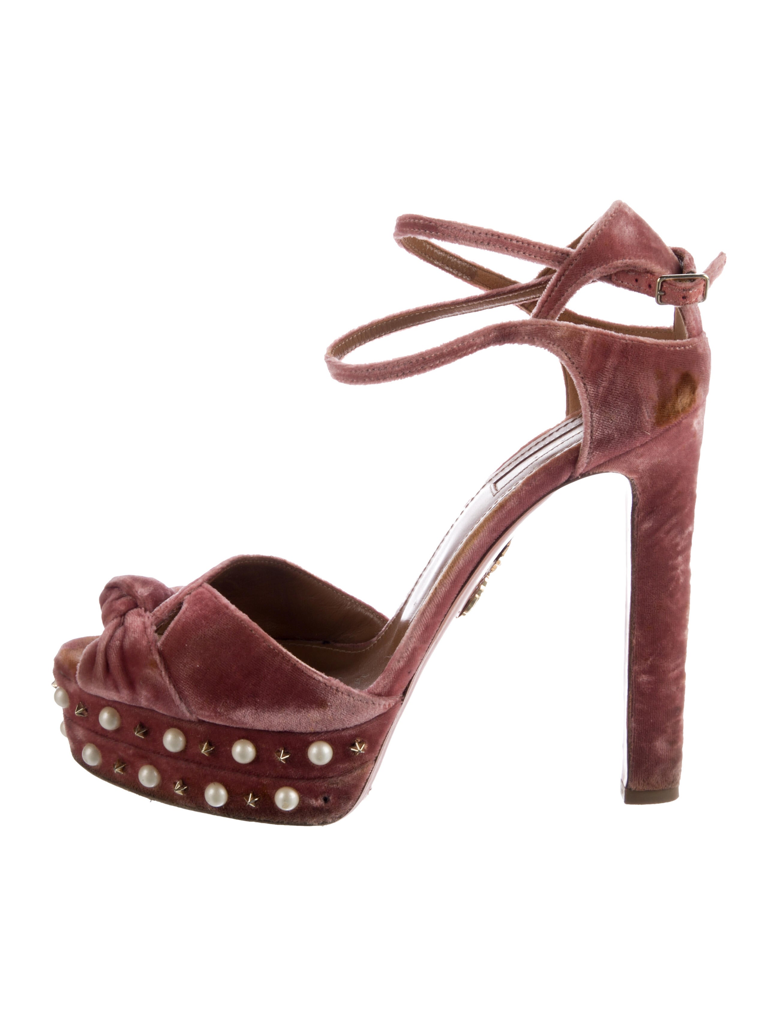 Aquazzura Suede D'Orsay Pumps