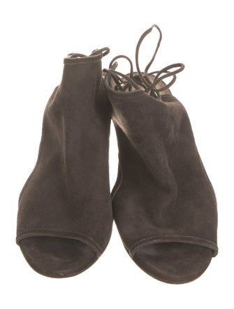 Aquazzura Suede Slingback Sandals