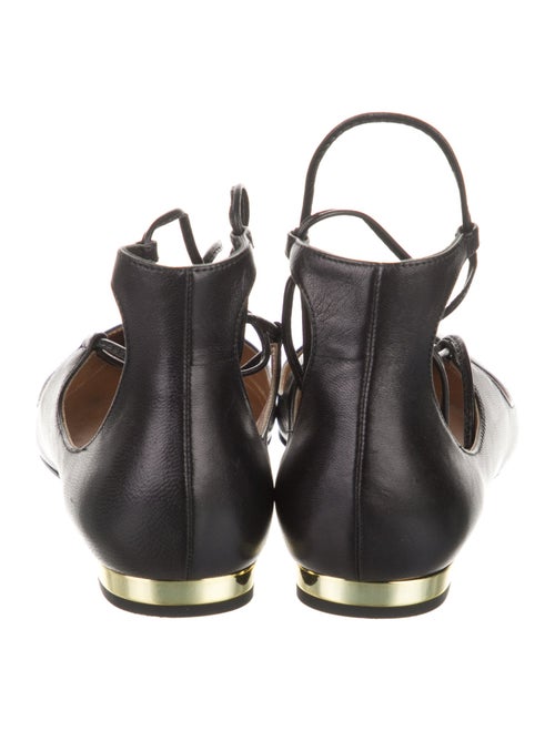 Aquazzura Leather Flats