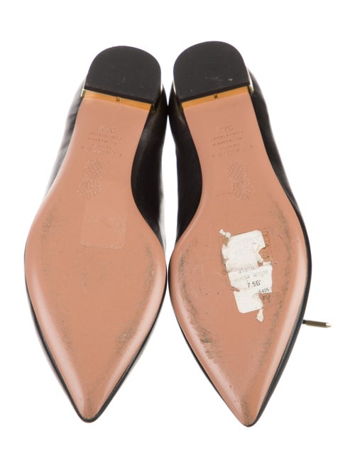 Aquazzura Leather Flats
