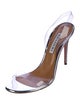 Aquazzura Leather Slingback Sandals