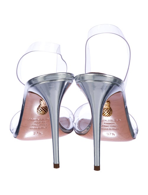 Aquazzura Leather Slingback Sandals