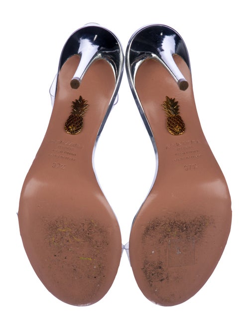 Aquazzura Leather Slingback Sandals