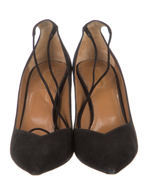 Aquazzura Suede Pumps