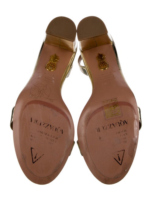 Aquazzura Patent Leather Slingback Sandals