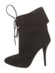 Aquazzura Suede Lace-Up Boots