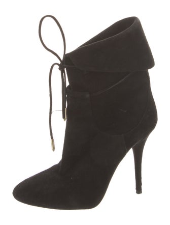 Aquazzura Suede Lace-Up Boots