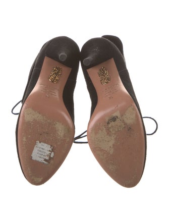 Aquazzura Suede Lace-Up Boots