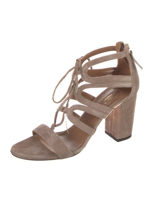 Aquazzura Suede Gladiator Sandals