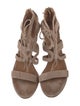 Aquazzura Suede Gladiator Sandals