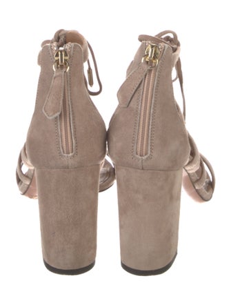 Aquazzura Suede Gladiator Sandals