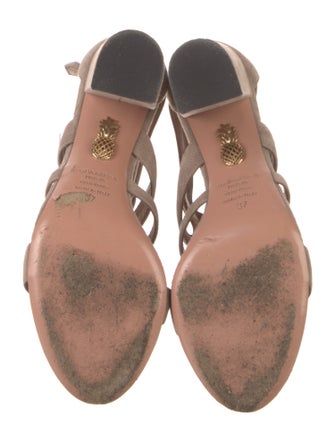 Aquazzura Suede Gladiator Sandals