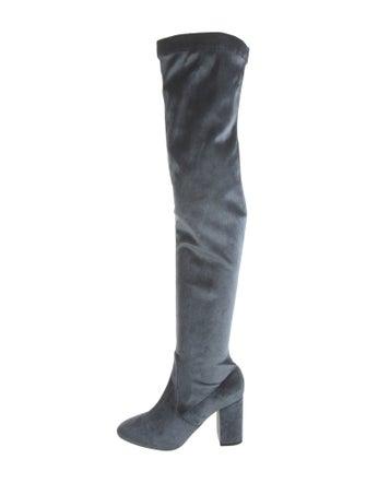 Aquazzura Velvet Boots