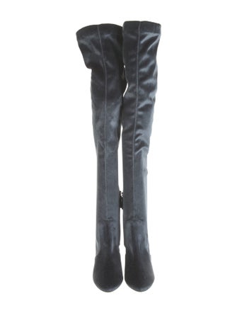 Aquazzura Velvet Boots