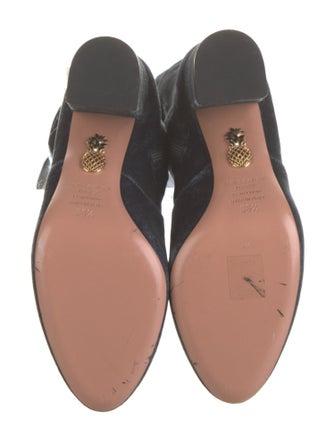 Aquazzura Velvet Boots