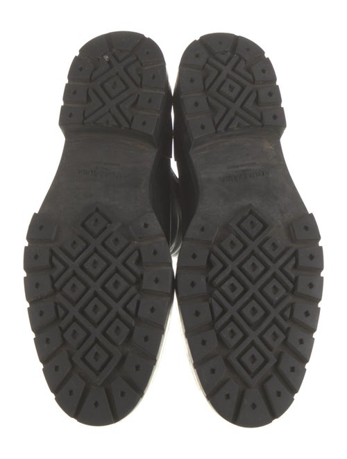 Aquazzura Leather Combat Boots