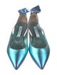 Aquazzura Leather Slingback Flats