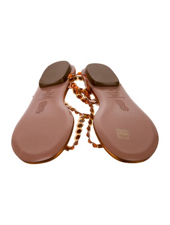 Aquazzura PVC Slingback Flats