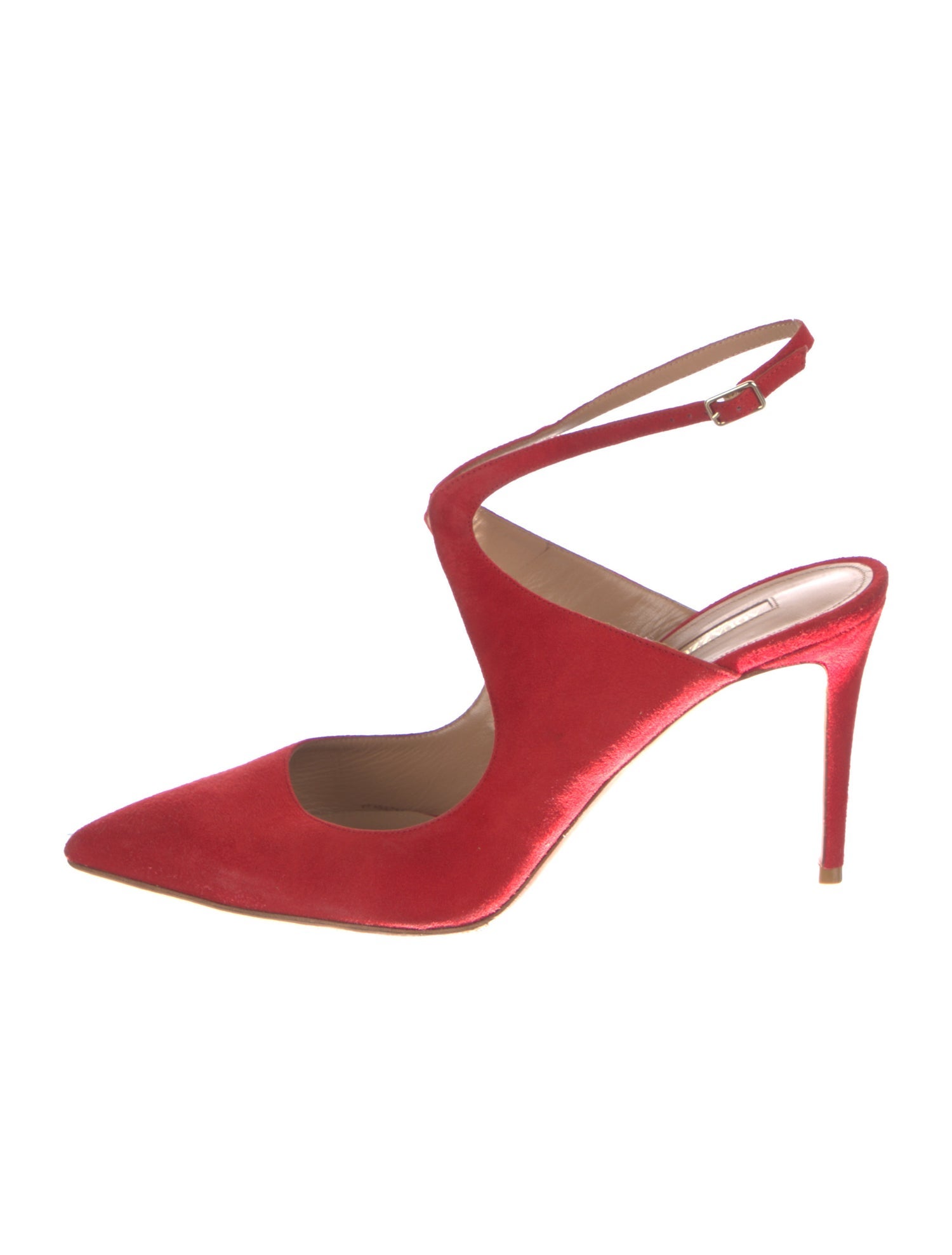 Aquazzura Suede Slingback Pumps