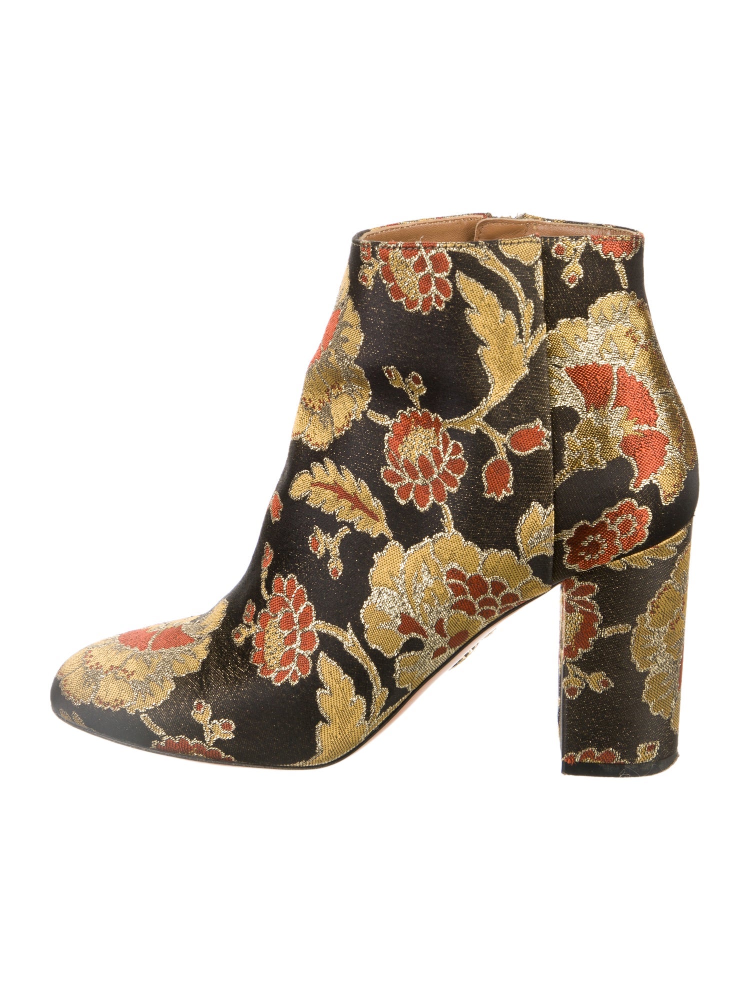 Aquazzura Floral Print Boots