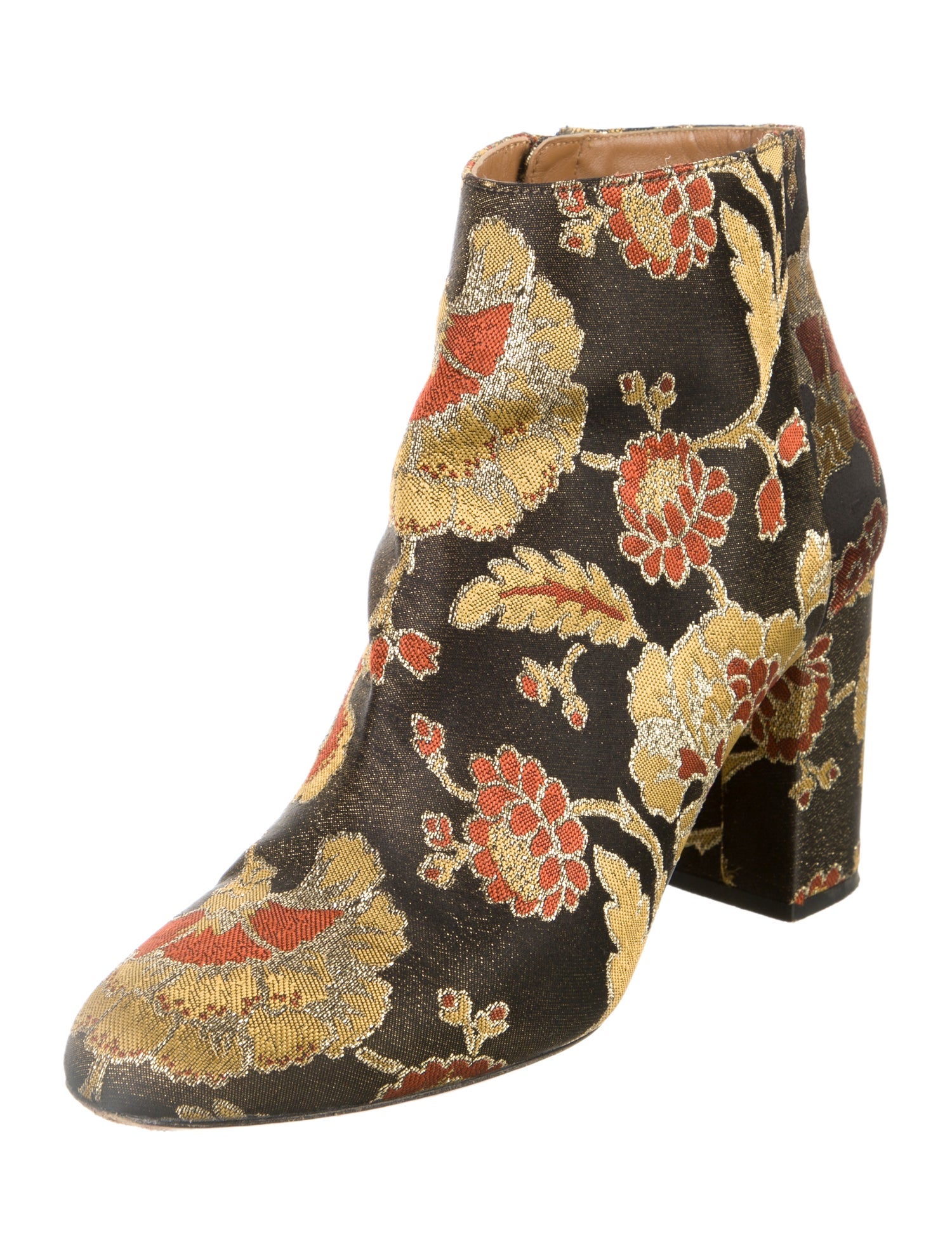 Aquazzura Floral Print Boots