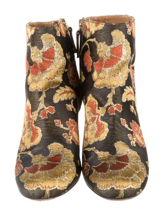 Aquazzura Floral Print Boots