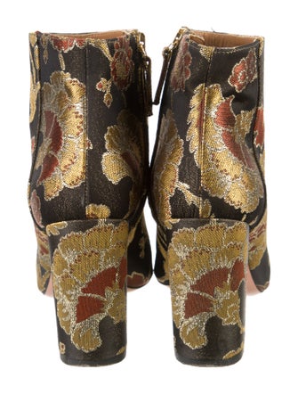 Aquazzura Floral Print Boots