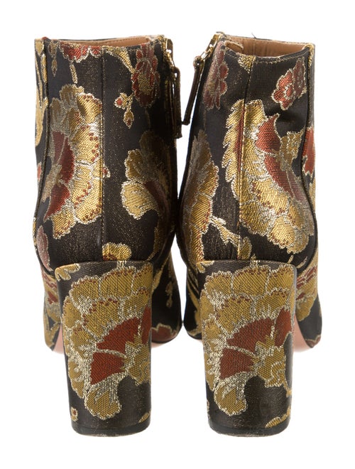 Aquazzura Floral Print Boots