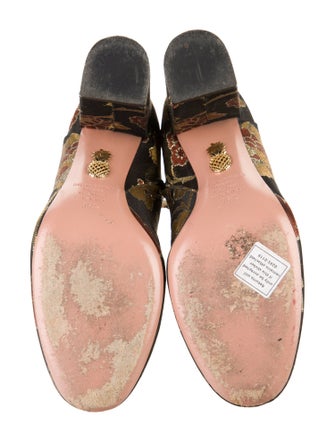 Aquazzura Floral Print Boots