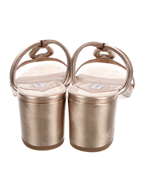 Aquazzura Leather Slides