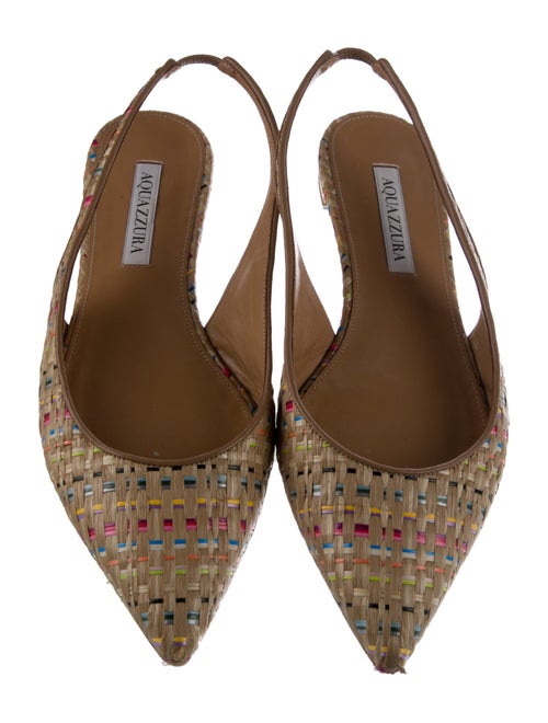 Aquazzura Patterned Slingback Flats