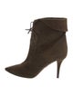 Aquazzura Suede Lace-Up Boots