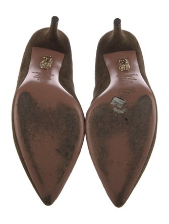 Aquazzura Suede Lace-Up Boots