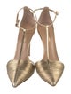 Aquazzura Leather T-Strap Pumps