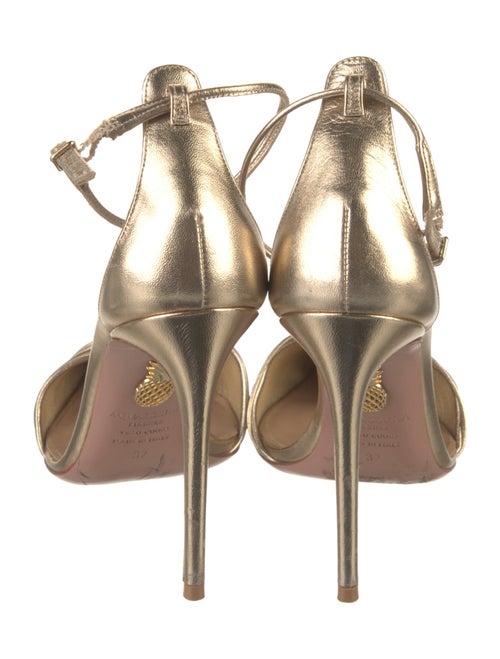 Aquazzura Leather T-Strap Pumps