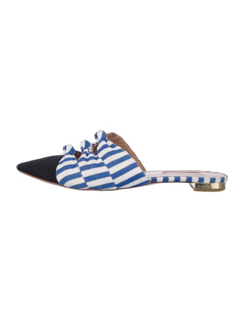 Aquazzura Striped Mules
