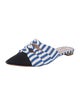 Aquazzura Striped Mules