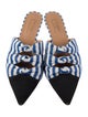 Aquazzura Striped Mules
