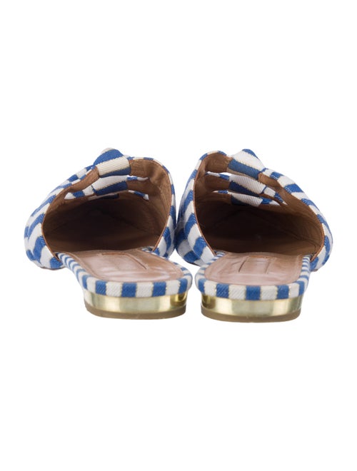 Aquazzura Striped Mules