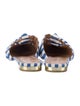 Aquazzura Striped Mules