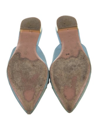 Aquazzura Beaded Accents Mules