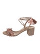 Aquazzura Suede Patterned Sandals