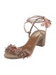 Aquazzura Suede Patterned Sandals