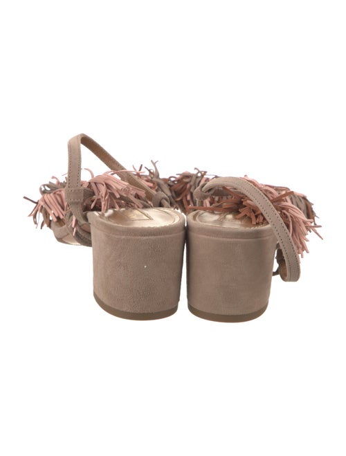 Aquazzura Suede Patterned Sandals