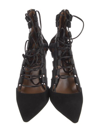 Aquazzura Suede Pumps