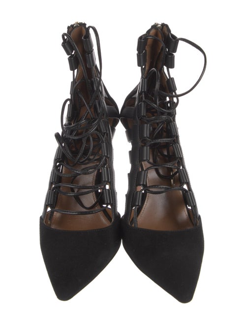 Aquazzura Suede Pumps