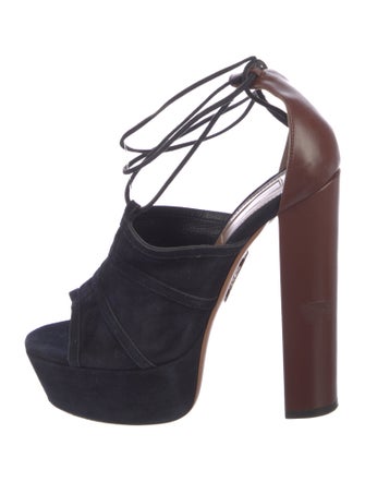 Aquazzura Suede Sandals